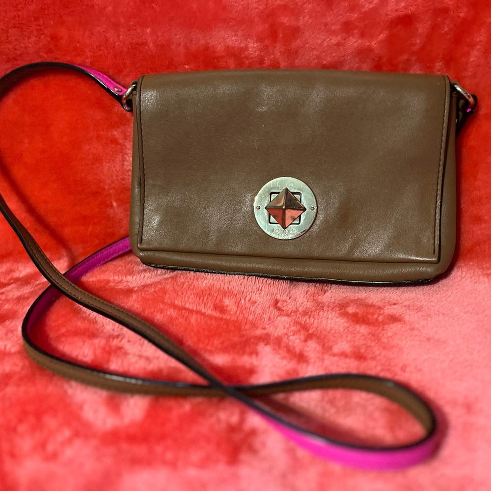Kate Spade crossbody brown purse